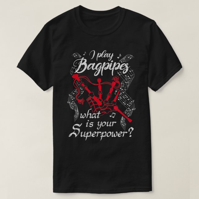 T-shirt Joueur Bagpipes (Design devant)