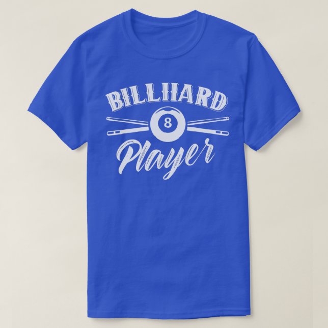 T-shirt Joueur Billard Billard Pool Lover (Design devant)