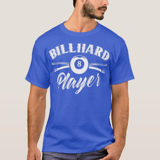 T-shirt Joueur Billard Billard Pool Lover