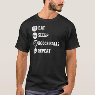 T-shirt Joueur Bocce Jeu Sport Bocce Ball
