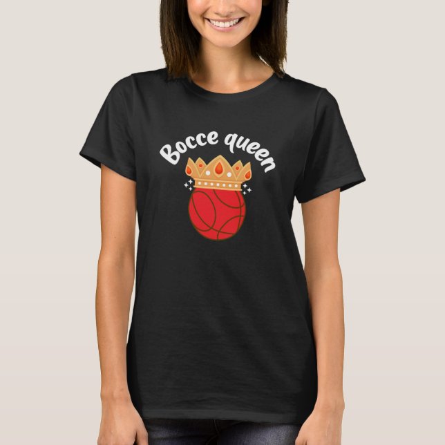 T-shirt Joueur Bocce Queen Bocce (Devant)