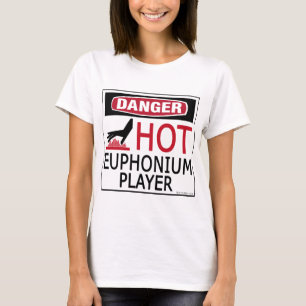 T-shirt Joueur chaud d'euphonium