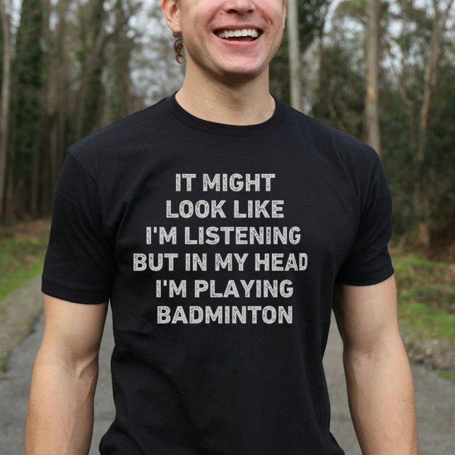 T-shirt Joueur de badminton amusant (Créateur téléchargé)