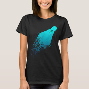 T-shirt Joueur de badminton Badminton vintage