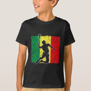 T-shirt Joueur de badminton Drapeau sénégalais Sénégal 1
