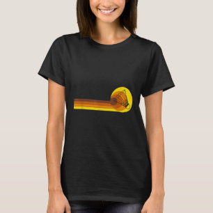 T-shirt Joueur de badminton navette les années 70 année Vi