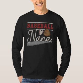 T-shirt Joueur de baseball de grand-mère de baseball Nana