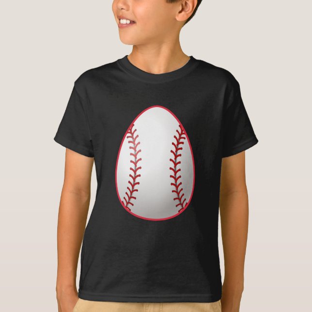 T-shirt Joueur de baseball de Pâques (Devant)