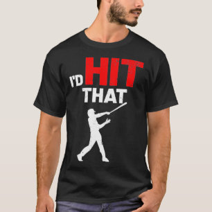 T-shirt Joueur de baseball drôle Batter Je frappais ce Spo