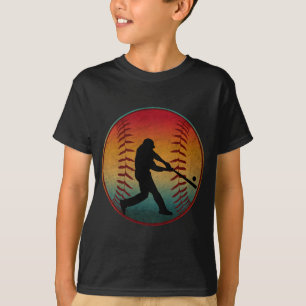 T-shirt Joueur de baseball vintage