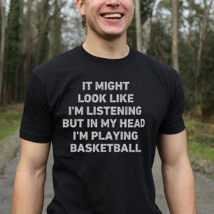 T-shirt Joueur de basket amusant