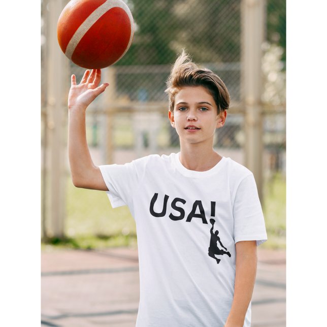 T-shirt joueur de basket-ball américain (Créateur téléchargé)