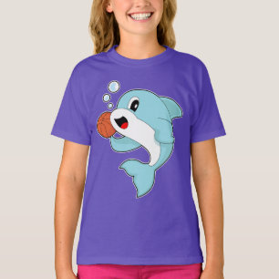 T-shirt Joueur de basket-ball Dauphin Basketball