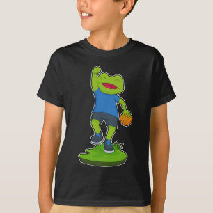 T-shirt Joueur de basket-ball de grenouille