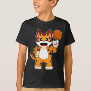 T-shirt Joueur de basket-ball de tigre