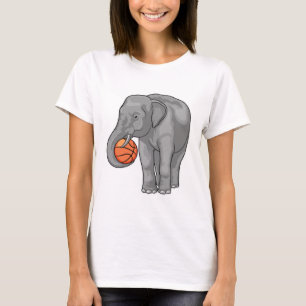 T-shirt Joueur de basket-ball éléphant