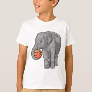 T-shirt Joueur de basket-ball éléphant