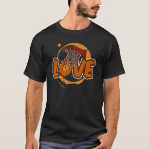 T-shirt Joueur de basket-ball entraîneur équipe Bball Hoop