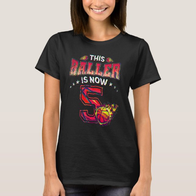 T-shirt Joueur de basket-ball Joueur de basket-ball 5 ans  (Devant)