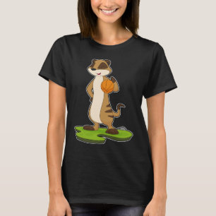 T-shirt Joueur de basket-ball Meerkat