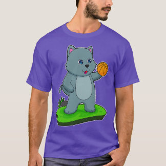 T-shirt Joueur de basket-ball pour chat Basketball 3