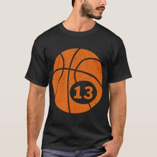 T-shirt Joueur de basket Jersey numéro 13 Treize Graphi