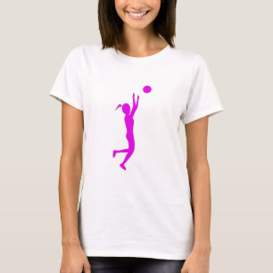 T-SHIRT JOUEUR DE BASKETBALL DE LA FILLE MICRO FIBRE PERFO