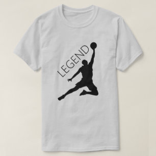 T-shirt Joueur de basketball Silhouette