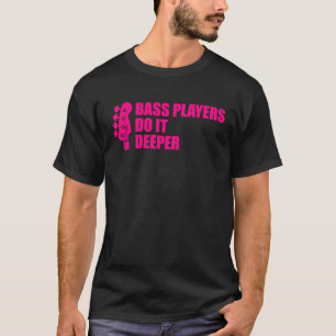 T-shirt Joueur de basse Les joueurs de guitare basse cool