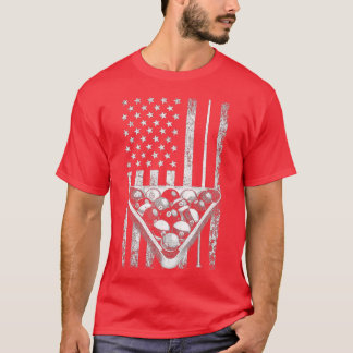 T-shirt Joueur de billard américain vintage