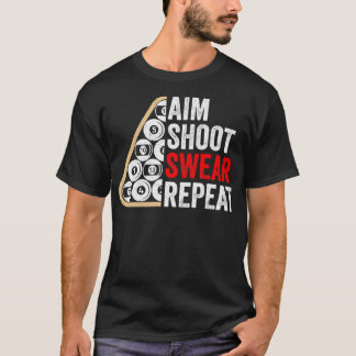 T-shirt Joueur de billard de billard