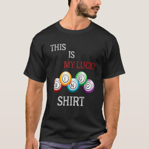T-shirt Joueur De Bingo Voici Mon Lucky Bingo