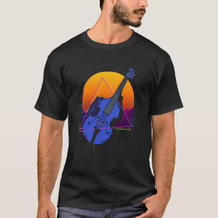 T-shirt Joueur de contrebasse de jazz de contrebasse doubl