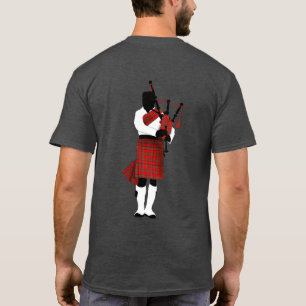 T-shirt Joueur de cornemuse écossais