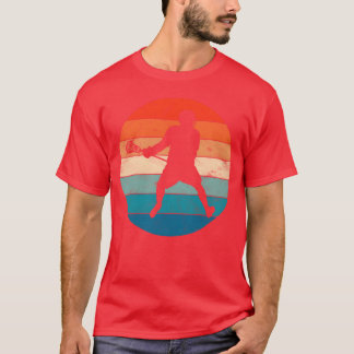 T-shirt Joueur de crosse vintage