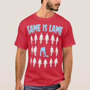 T-shirt Joueur de curling cadeau La même est la responsabi