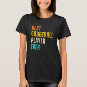 T-shirt Joueur de dodgeball rétro meilleur joueur de dodge