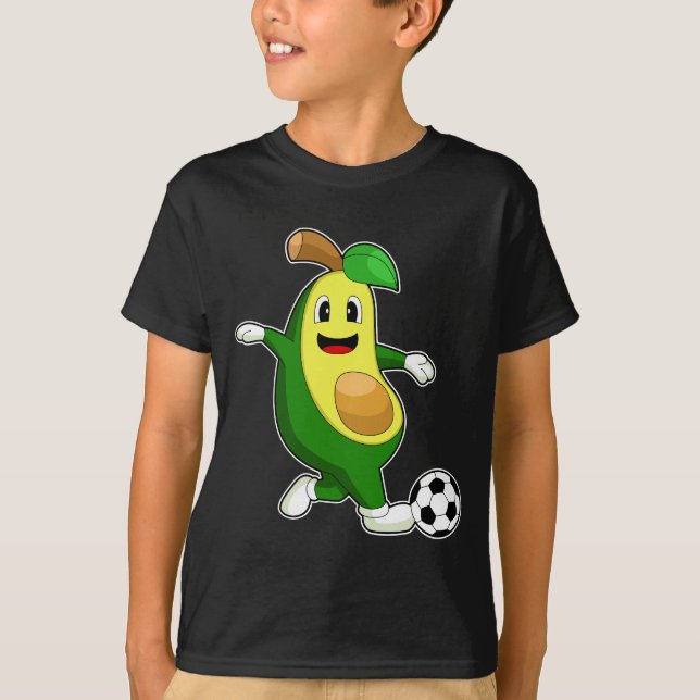 T-shirt Joueur de football de l'Avocado Soccer Sports (Devant)