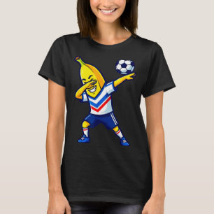 T-shirt Joueur de football de soccer de banane drôle de da