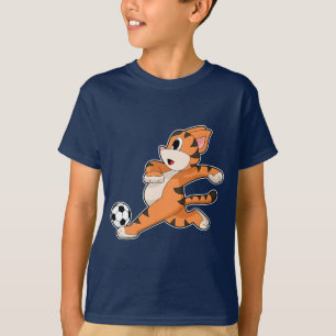 T-shirt Joueur de football de Tiger