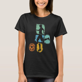 T-shirt Joueur de football Équipe favorite dans le stade S