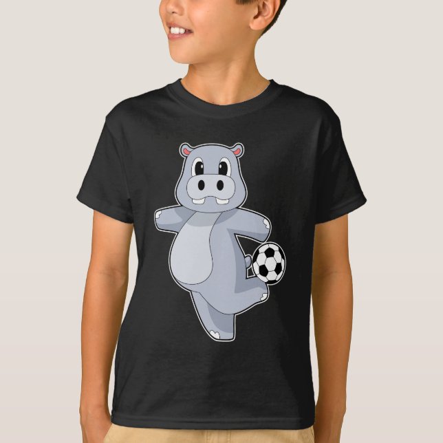 T-shirt Joueur de football Hippo Soccer Sports (Devant)