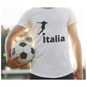 T-shirt Joueur de football Italie, personnalisable