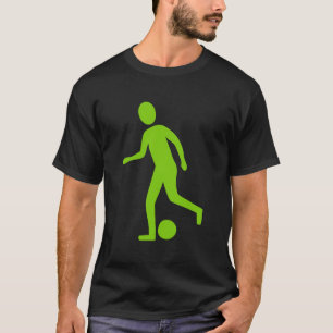 T-shirt Joueur de football - Martian Green
