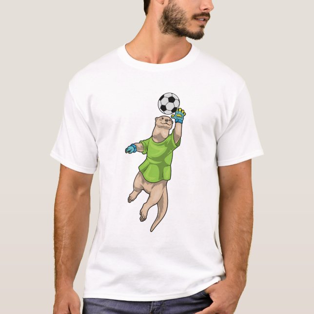 T-shirt Joueur de football Otter Soccer (Devant)