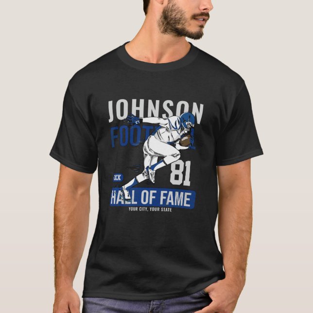 T-shirt JOUEUR DE Football Personnalisé Équipe NUMBER Spor (Devant)