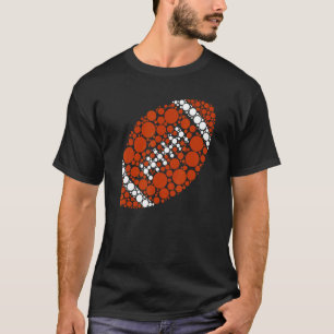 T-shirt Joueur de football Poka Dot Journée internationale
