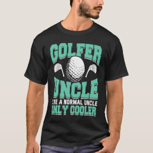 T-shirt Joueur de golf entraîneur Golfeur oncle 1
