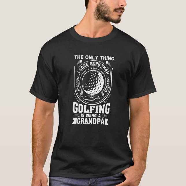 T-shirt Joueur De Golf Pour Golf Grand-Père Golfeur (Devant)