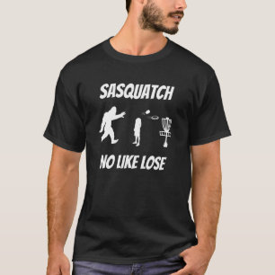 T-shirt Joueur de golf sur disque Mens Sasquatch 1